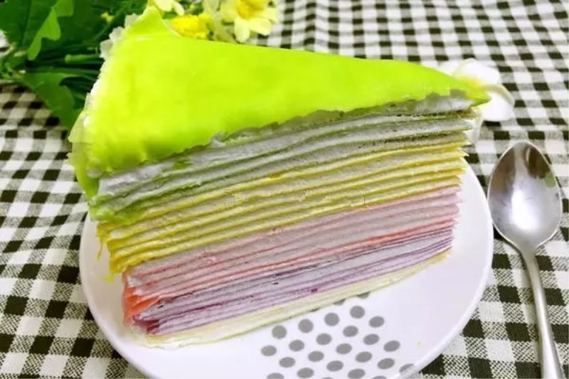 彩虹千層蛋糕 彩虹千層蛋糕
