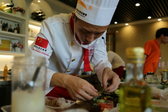 “丘比杯”第四屆中國新東方烹飪技能大賽教師組決賽啟幕 