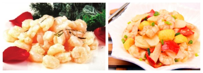 粵式傳統名菜油泡鮮蝦 肉質松軟營養豐富 粵式傳統名菜油泡鮮蝦 肉質松軟營養豐富