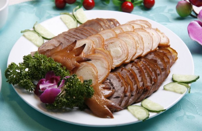 粵系傳統(tǒng)涼菜鹵水拼盤 鹵味純厚鮮香可口