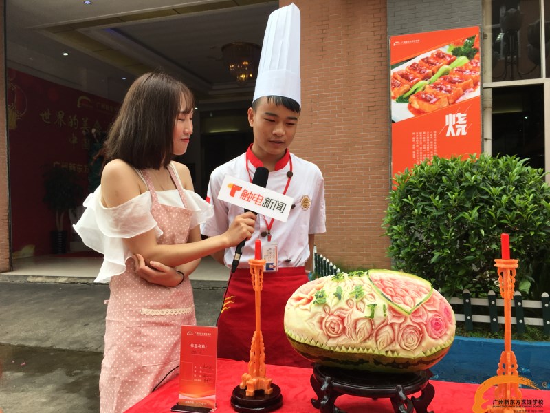 不得了!廣東衛視觸電新聞美女主播帶著10萬+粉絲走進廣州新東方烹飪學校! 不得了!廣東衛視觸電新聞美女主播帶著10萬+粉絲走進廣州新東方烹飪學校!
